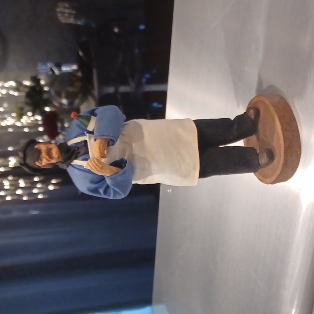 Vintage Chef Figurine Made in France Nostalgic, Whimsical Collectible Decor Tag
